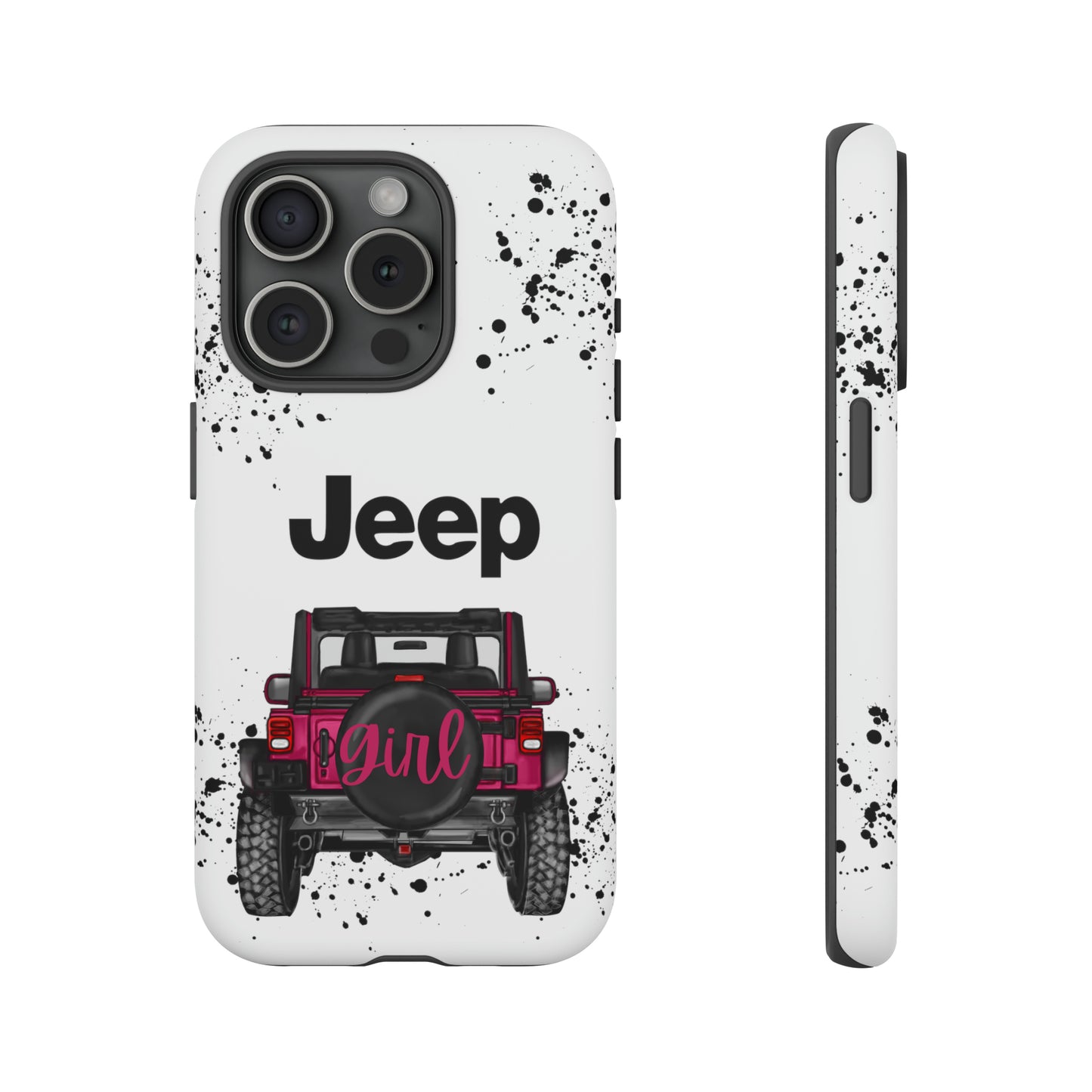 Off Road Girl Red Protective Case for Iphone, Google and Samsung Phones