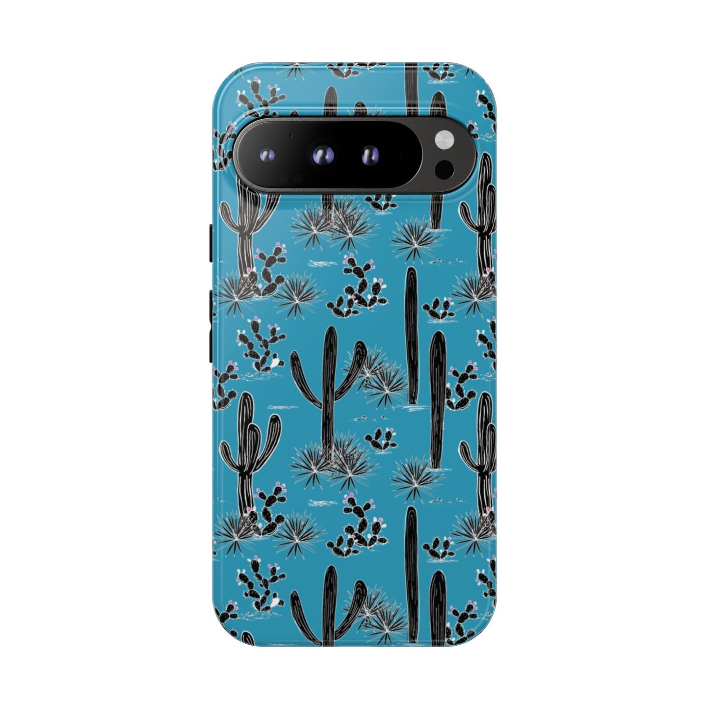 Turquoise Cactus Love Phone Case