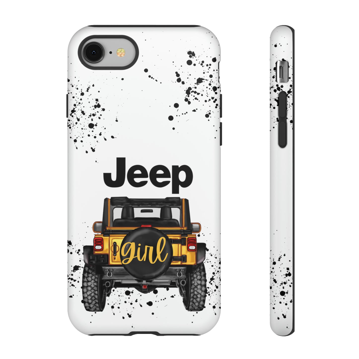 Off Road Girl Yellow Protective Case for Iphone, Google and Samsung Phones