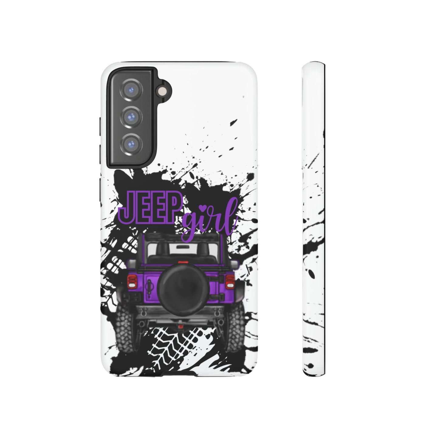 Off Road Girl Purple Tough Cases