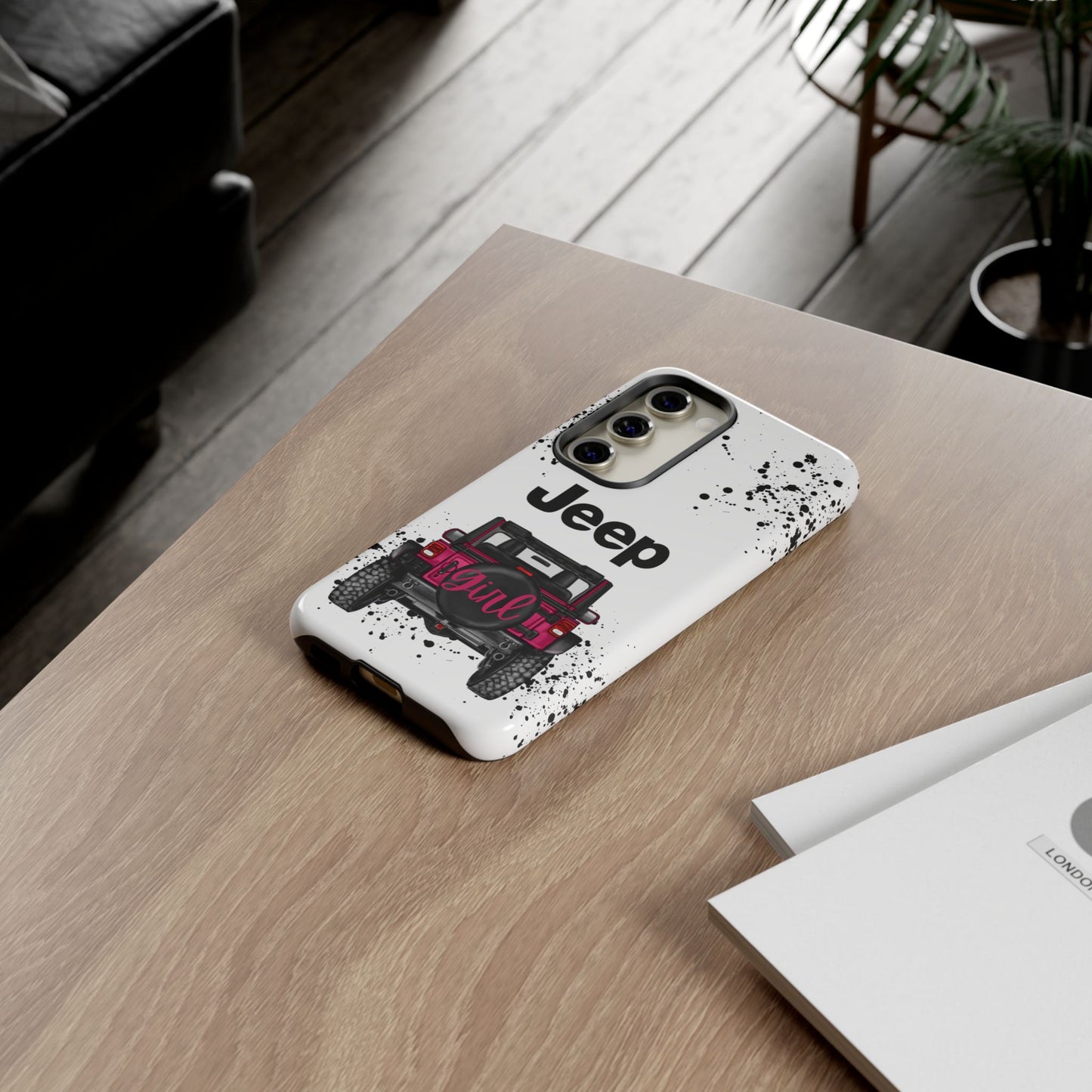 Off Road Girl Red Protective Case for Iphone, Google and Samsung Phones