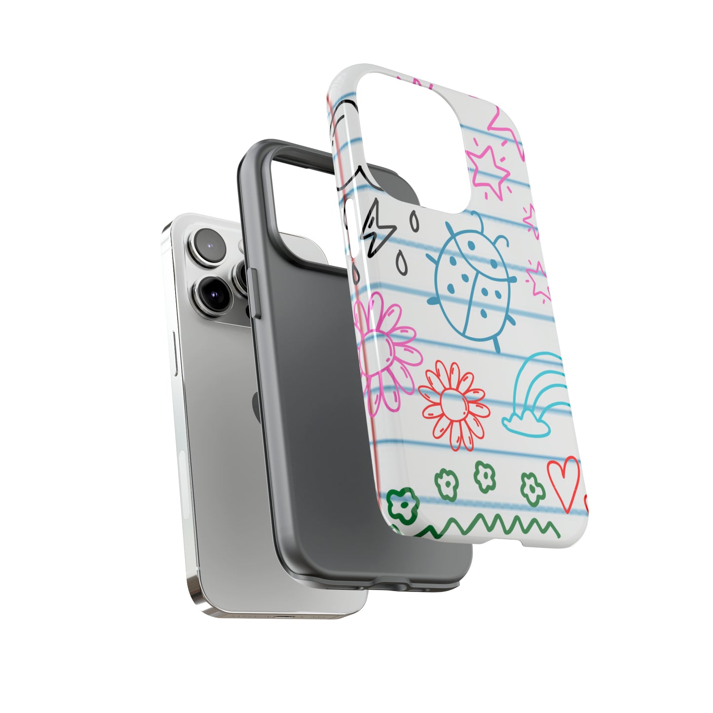 Kid Doodles Protective Phone Case for IPhone, Google and Samsung phones