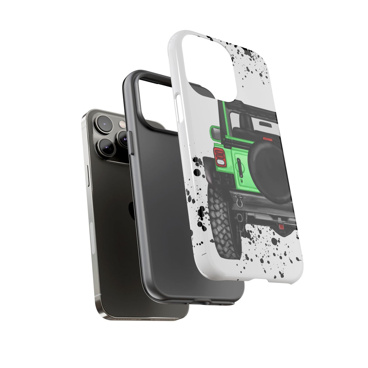 Off Road Life Green Protective Case for Iphone, Google and Samsung