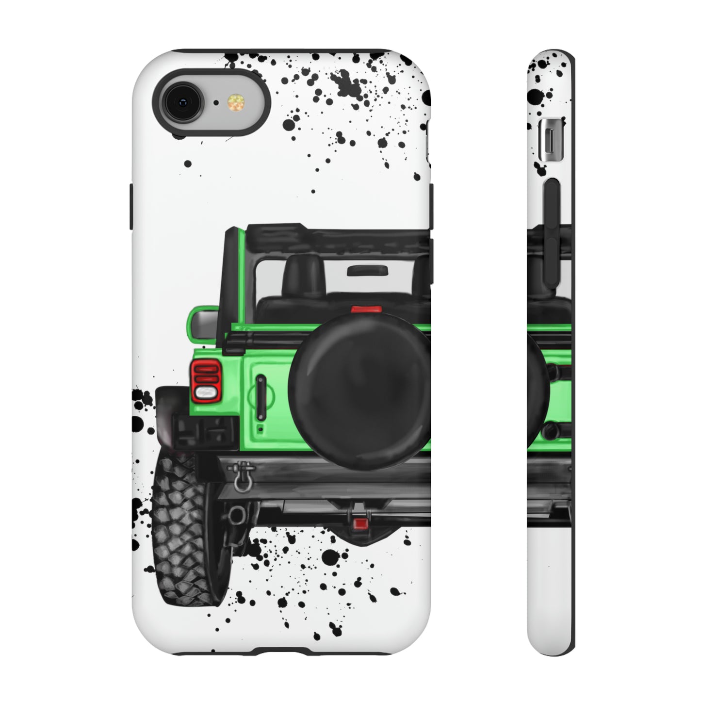 Off Road Life Green Protective Case for Iphone, Google and Samsung