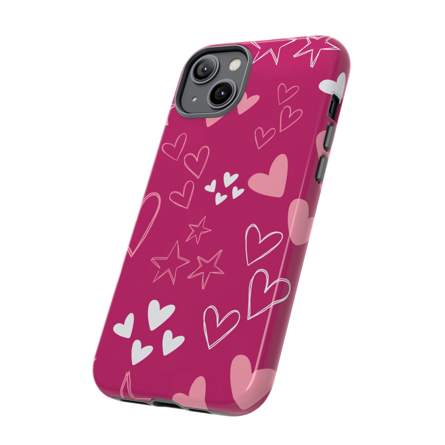 Heart and Stars Protective Case for Google, IPhone and Samsung phones