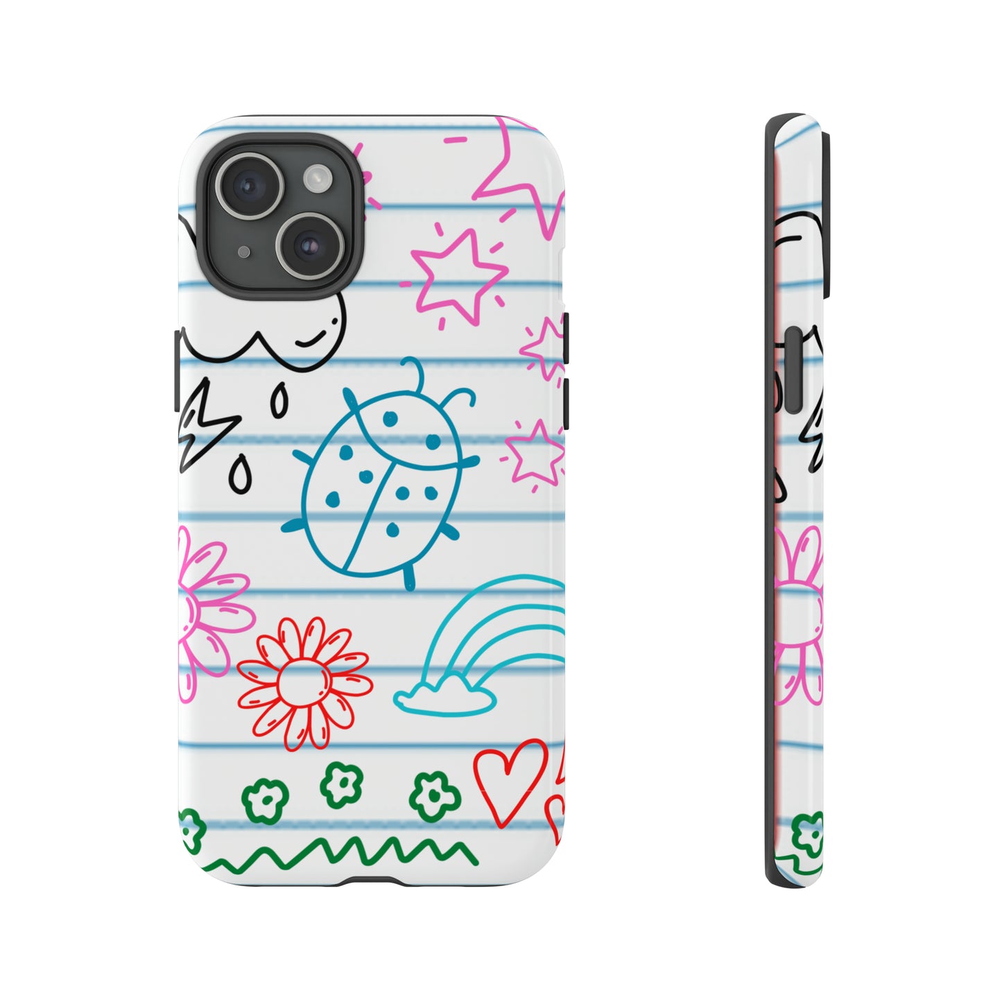 Kid Doodles Protective Phone Case for IPhone, Google and Samsung phones