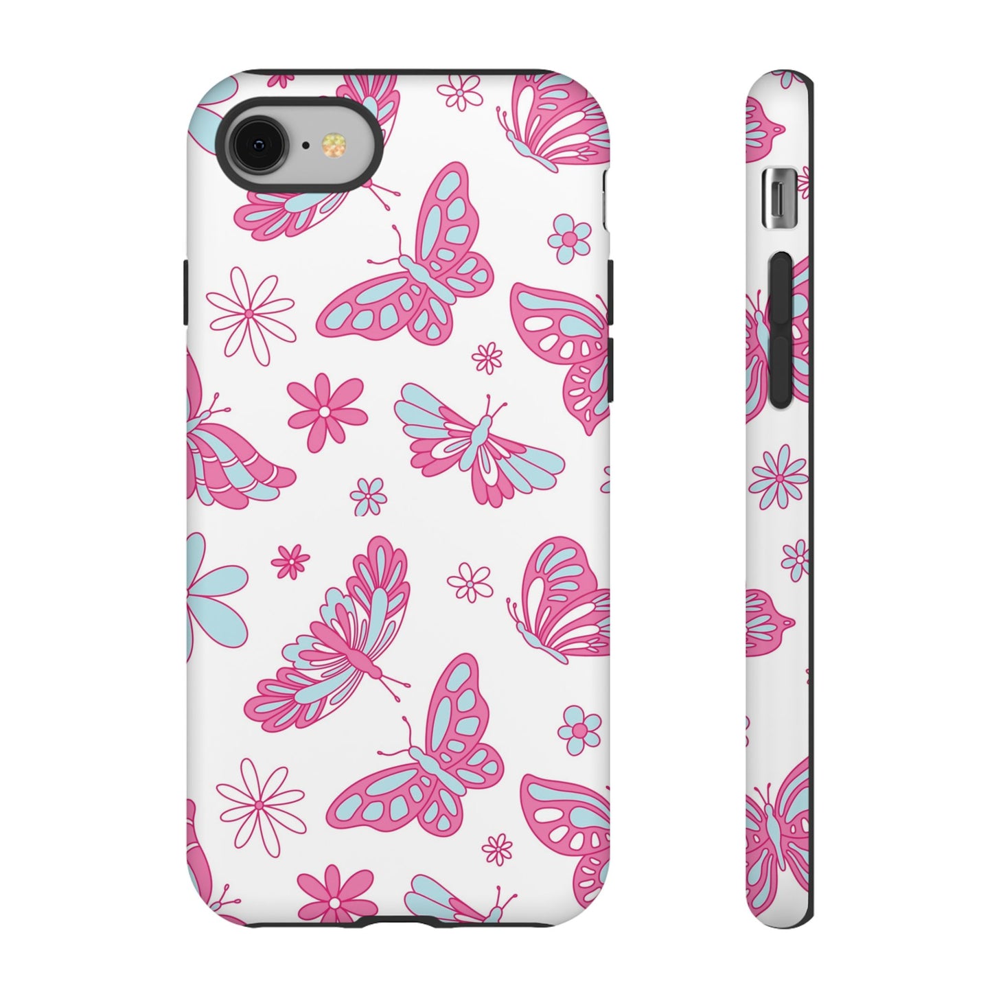 Pastel Butterflies Protective Phone Case