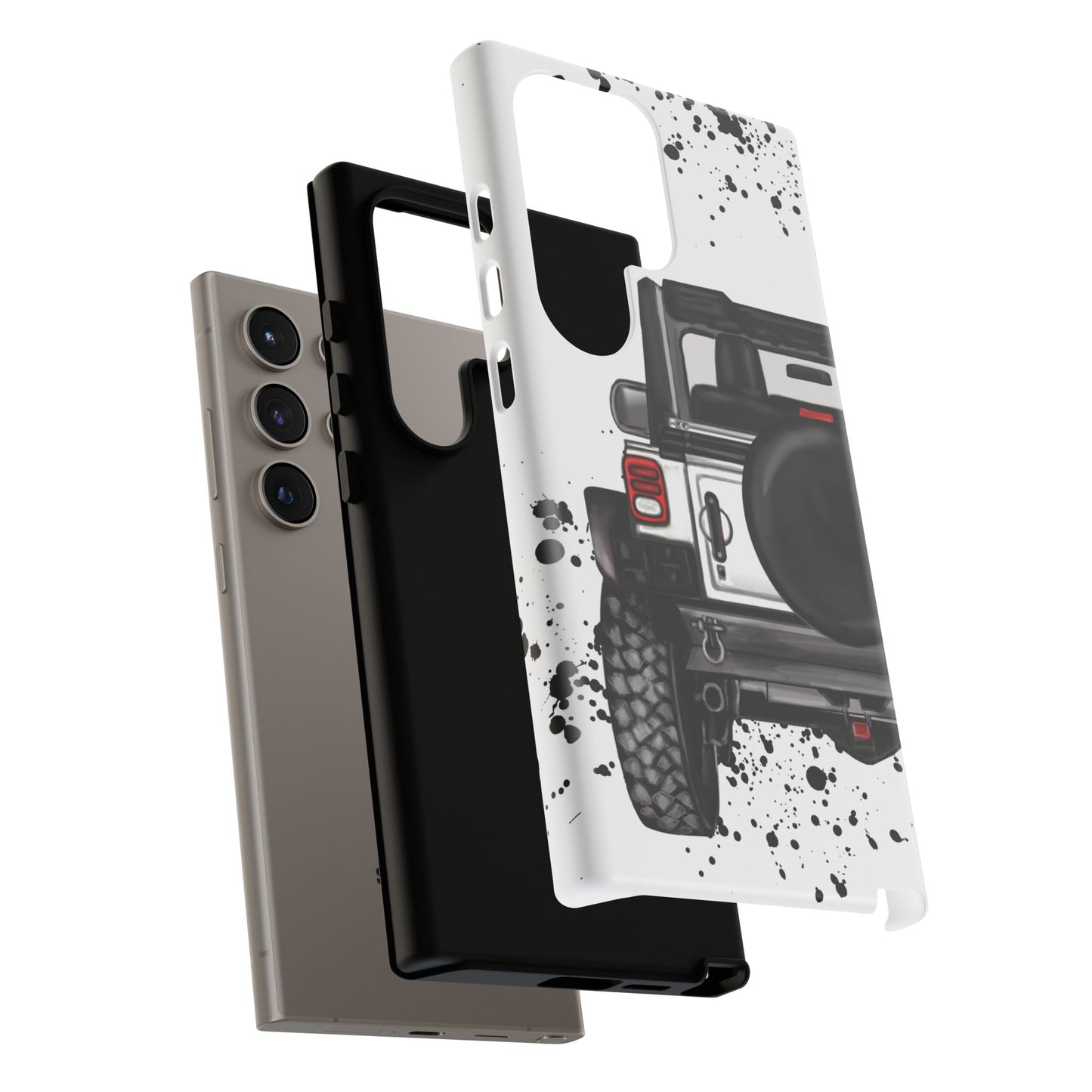 Off Road Life White Protective Case for Iphone, Google and Samsung