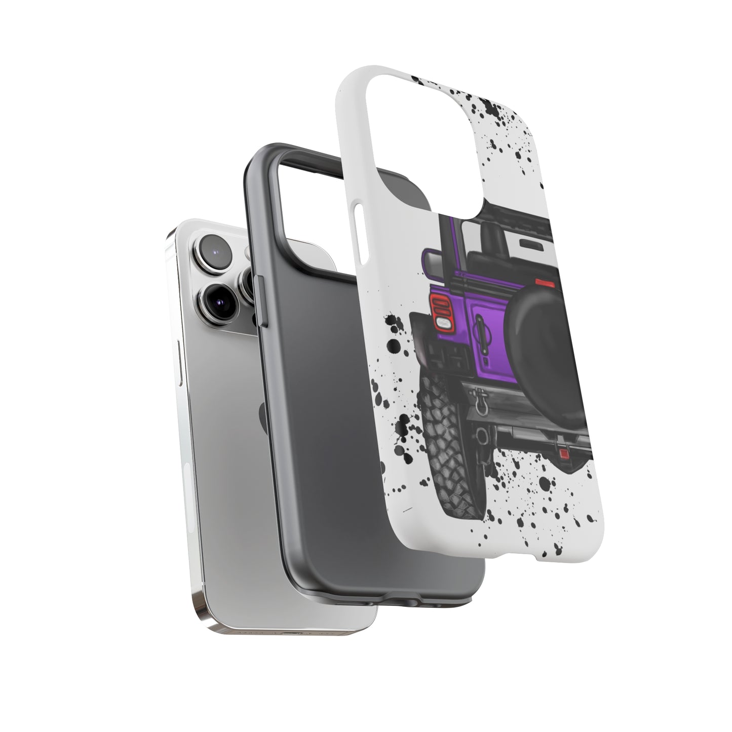 Off Road Life Purple Protective Case for Iphone, Google and Samsung