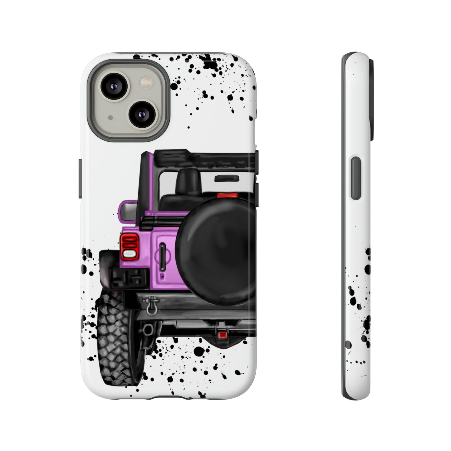 Off Road Life Charcoal Pink/Light Purple Protective Case for Iphone, Google and Samsung