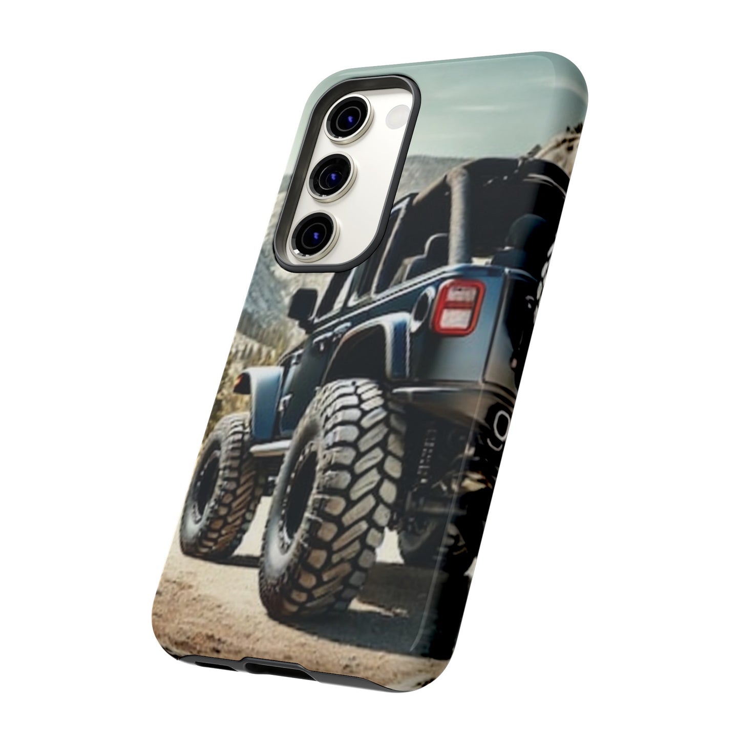 Blue Jeep Protective Phone Case