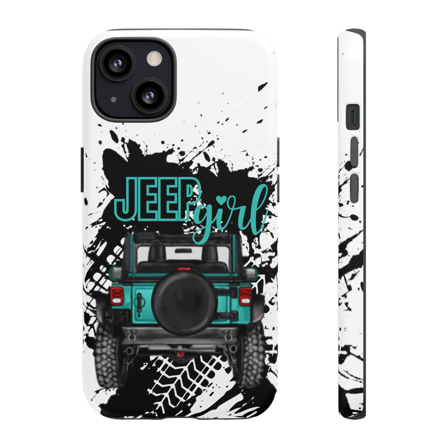 Off Road Girl Turquoise Tough Cases