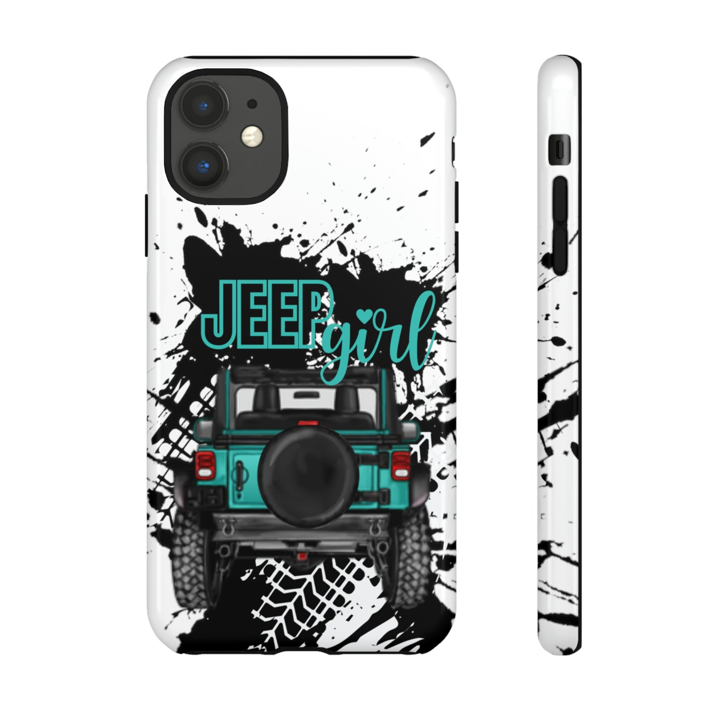 Off Road Girl Turquoise Tough Cases