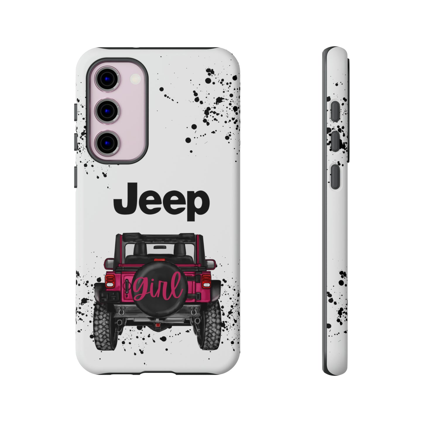 Off Road Girl Red Protective Case for Iphone, Google and Samsung Phones