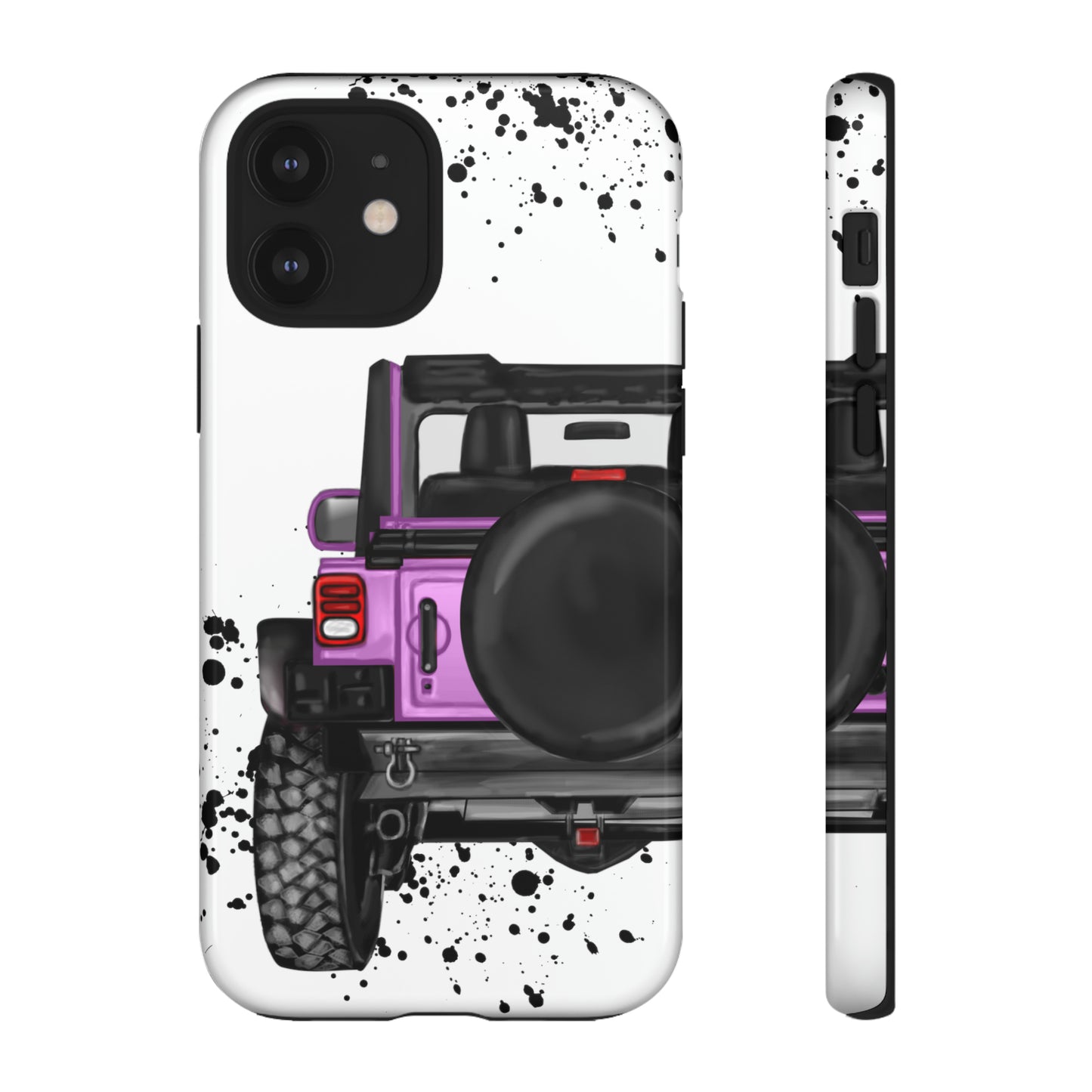 Off Road Life Charcoal Pink/Light Purple Protective Case for Iphone, Google and Samsung