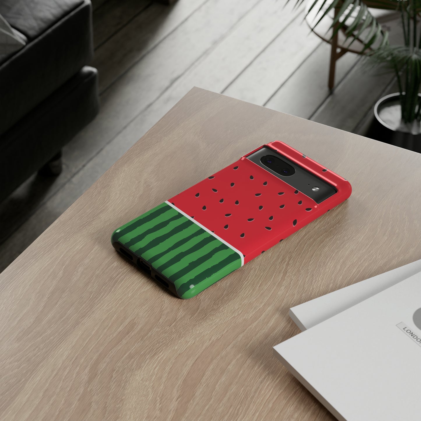 Adorable Watermelon Protective Phone Case for Google, Iphone, and Samsung Phone Cases