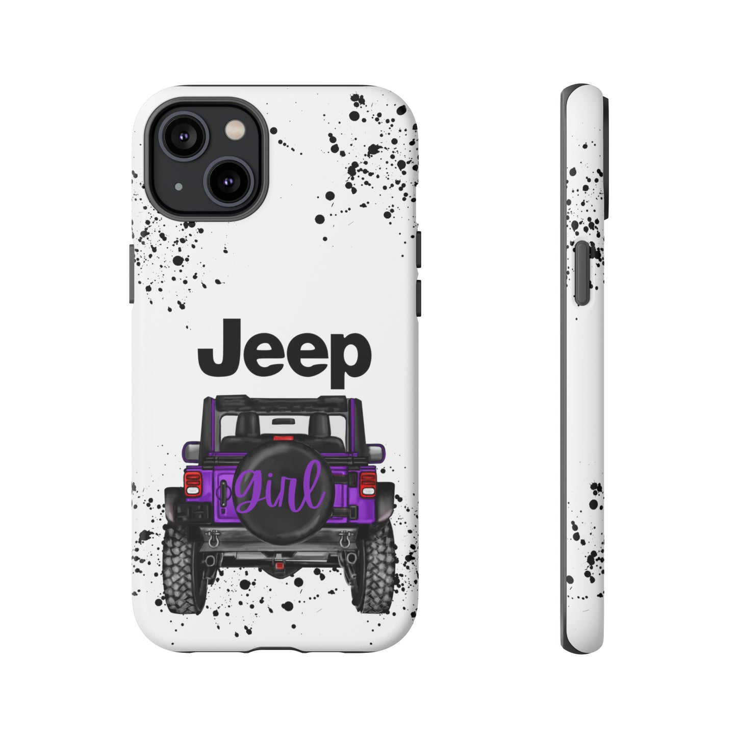 Off Road Girl Dark Purple Protective Case for Iphone, Google and Samsung Phones