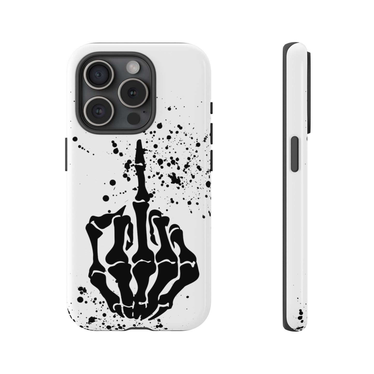 Skeleton, Finger Protective Case for Iphone, a Google and Samsung phones