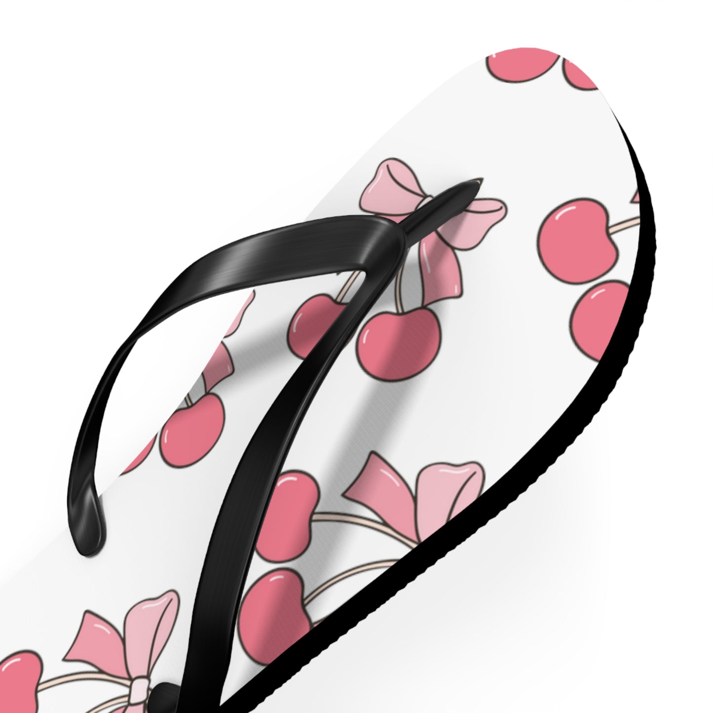 Cherry Bow Flip Flops