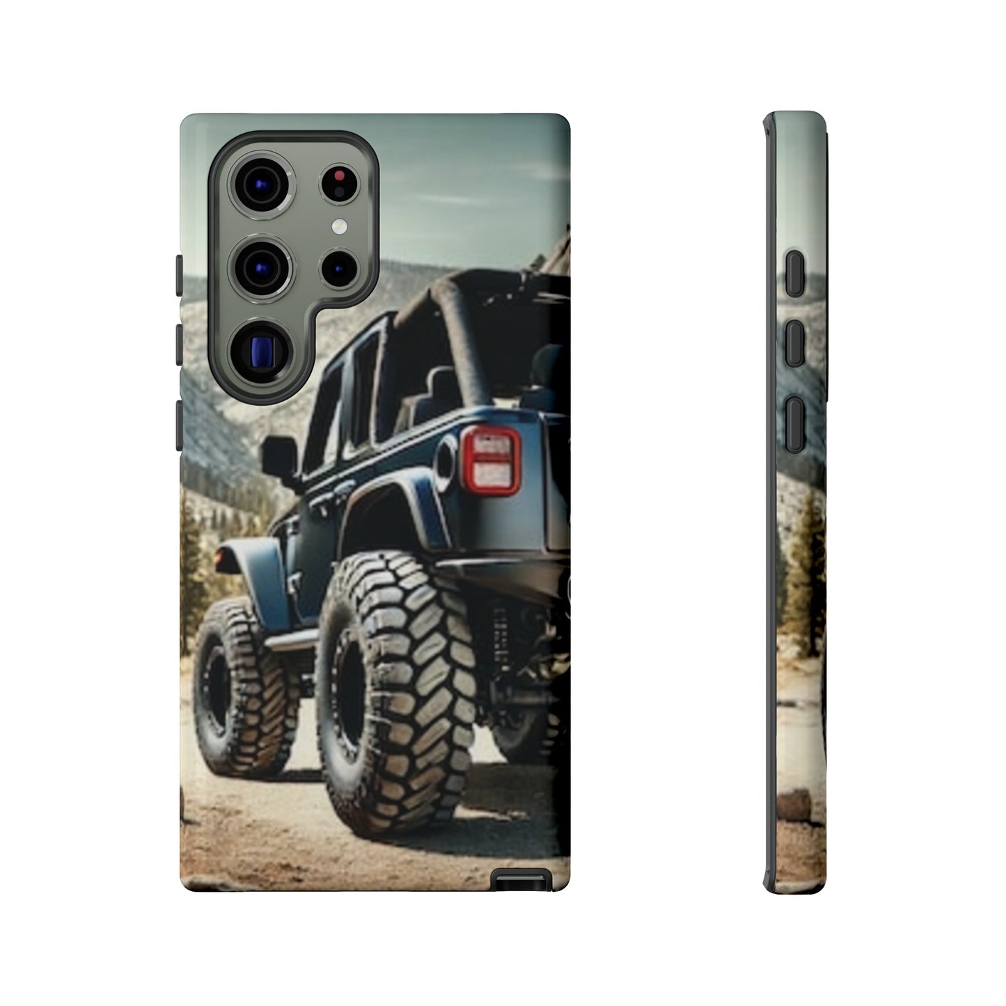 Blue Jeep Protective Phone Case