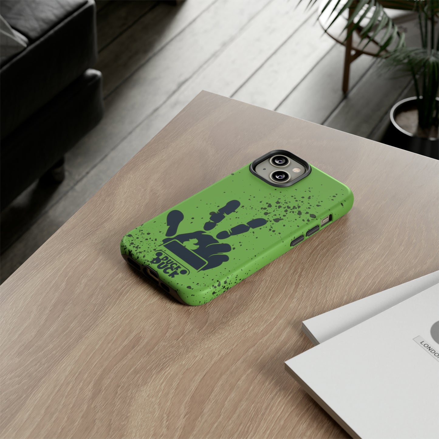 Duck Duck Green Protective Phone Case for IPhone, Samsung and Google Phones