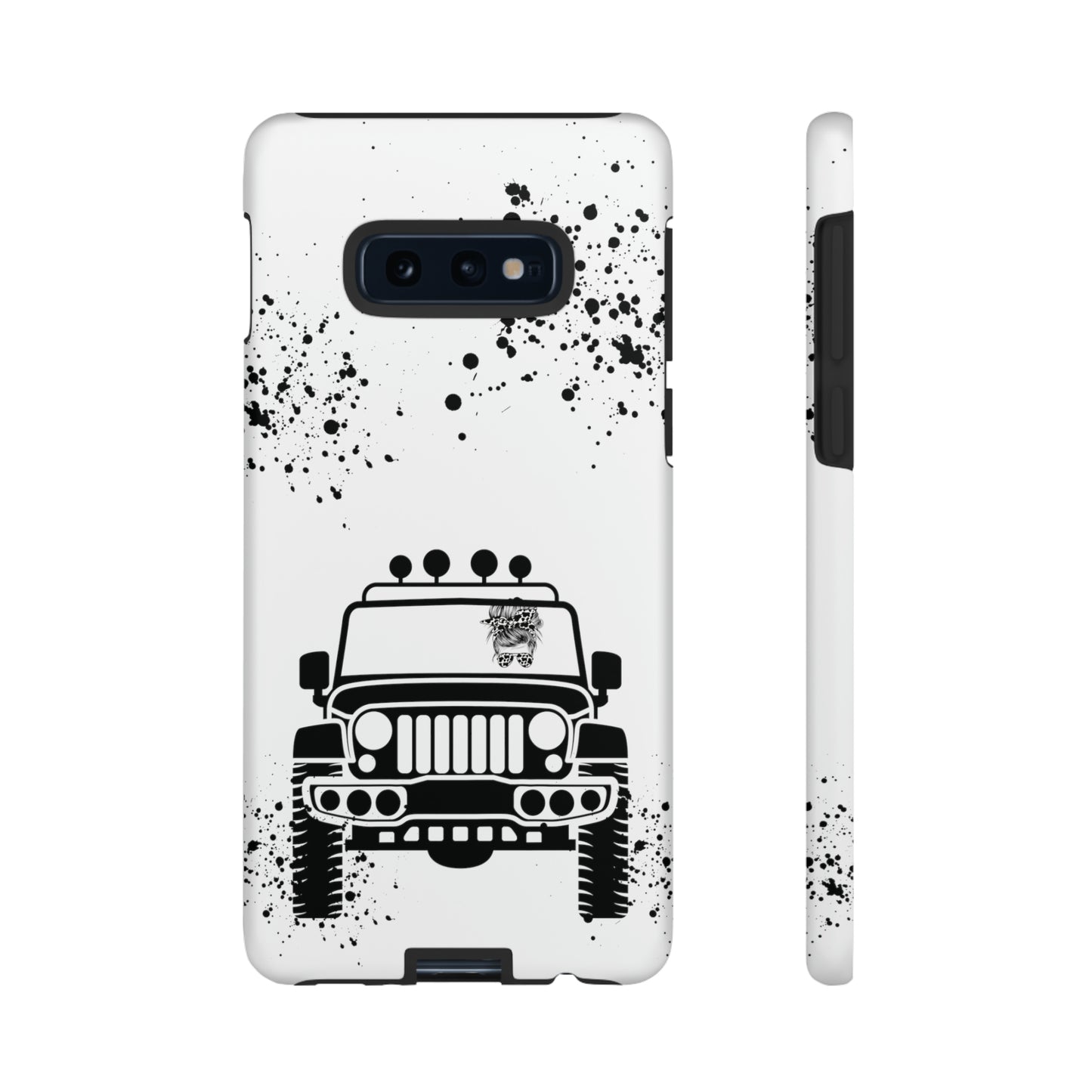 Off Road Girl Cow Print Shades Protective Phone Case for Iphone, Samsung and Google Phones