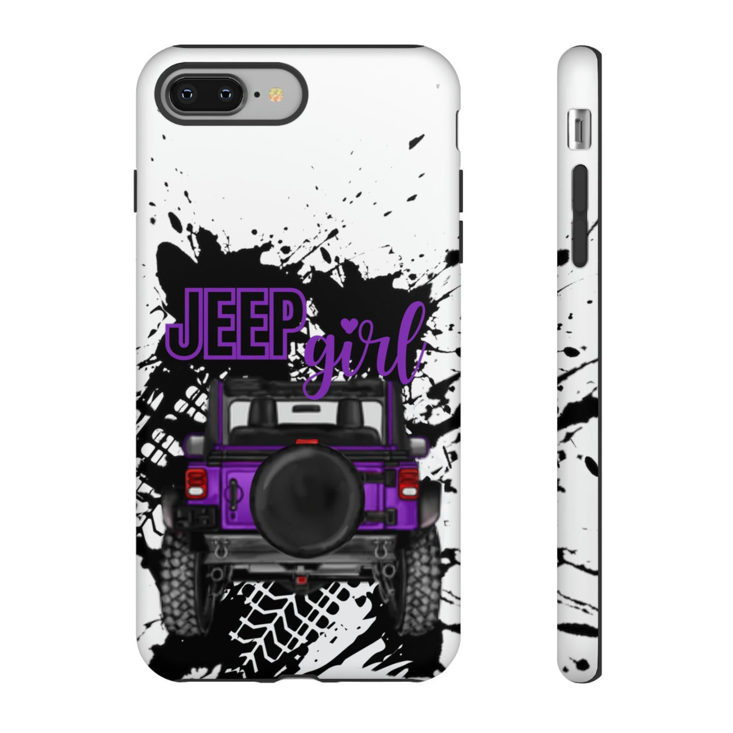 Off Road Girl Purple Tough Cases