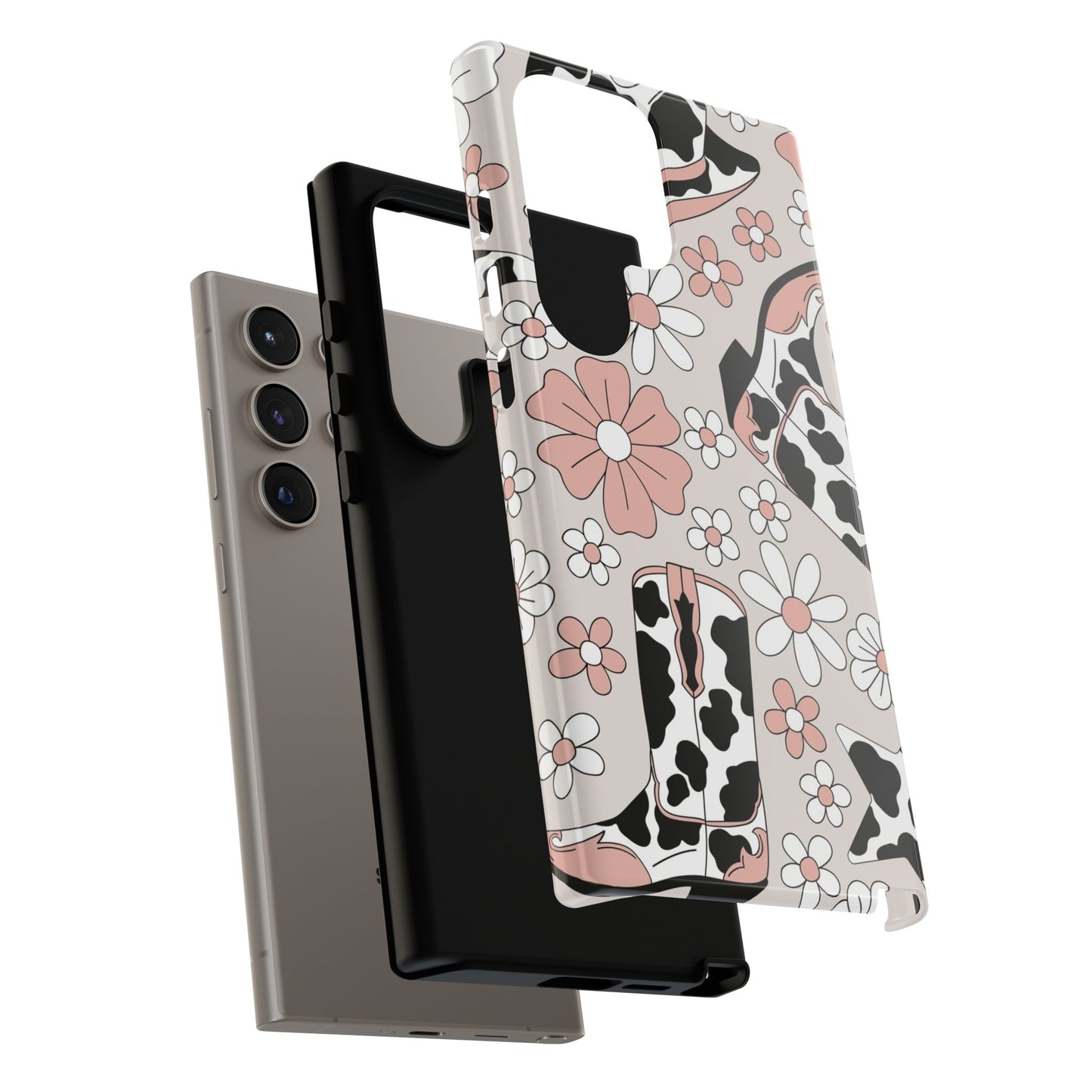 Western Flower Protective Phone Case for Google, Iphone and Samsung Phones