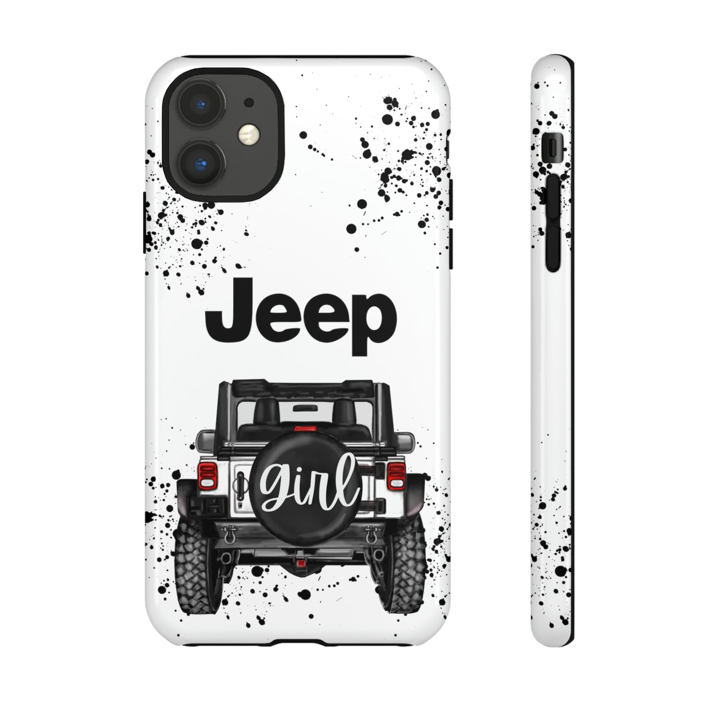 Off Road Girl White Protective Case for Iphone, Google and Samsung Phones