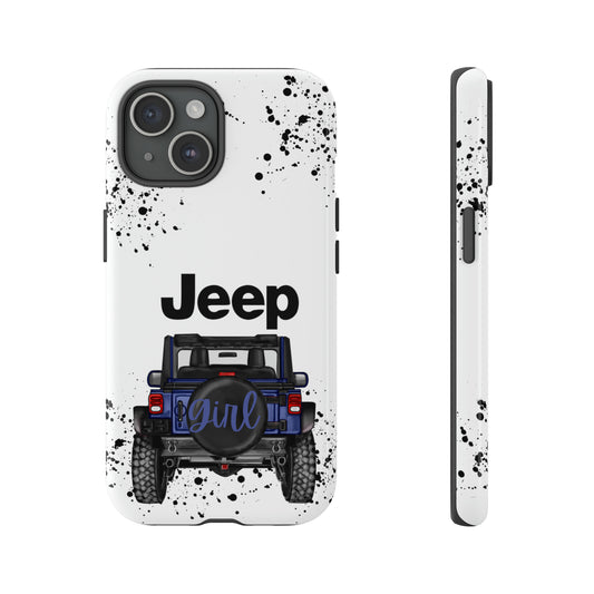 Off Road Girl Dark Blue Protective Case for Iphone, Google and Samsung Phones