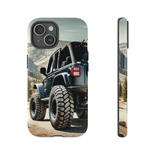 Blue Jeep Protective Phone Case