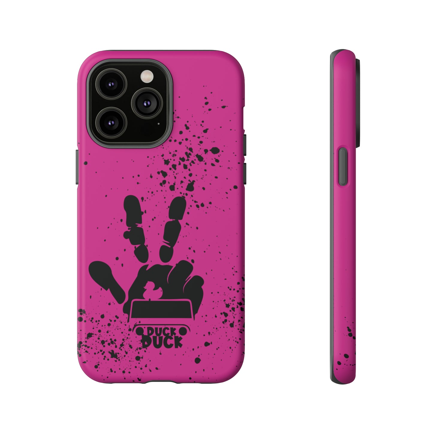 Duck Duck Hot Pink Protective Phone Case for IPhone, Samsung and Google Phone