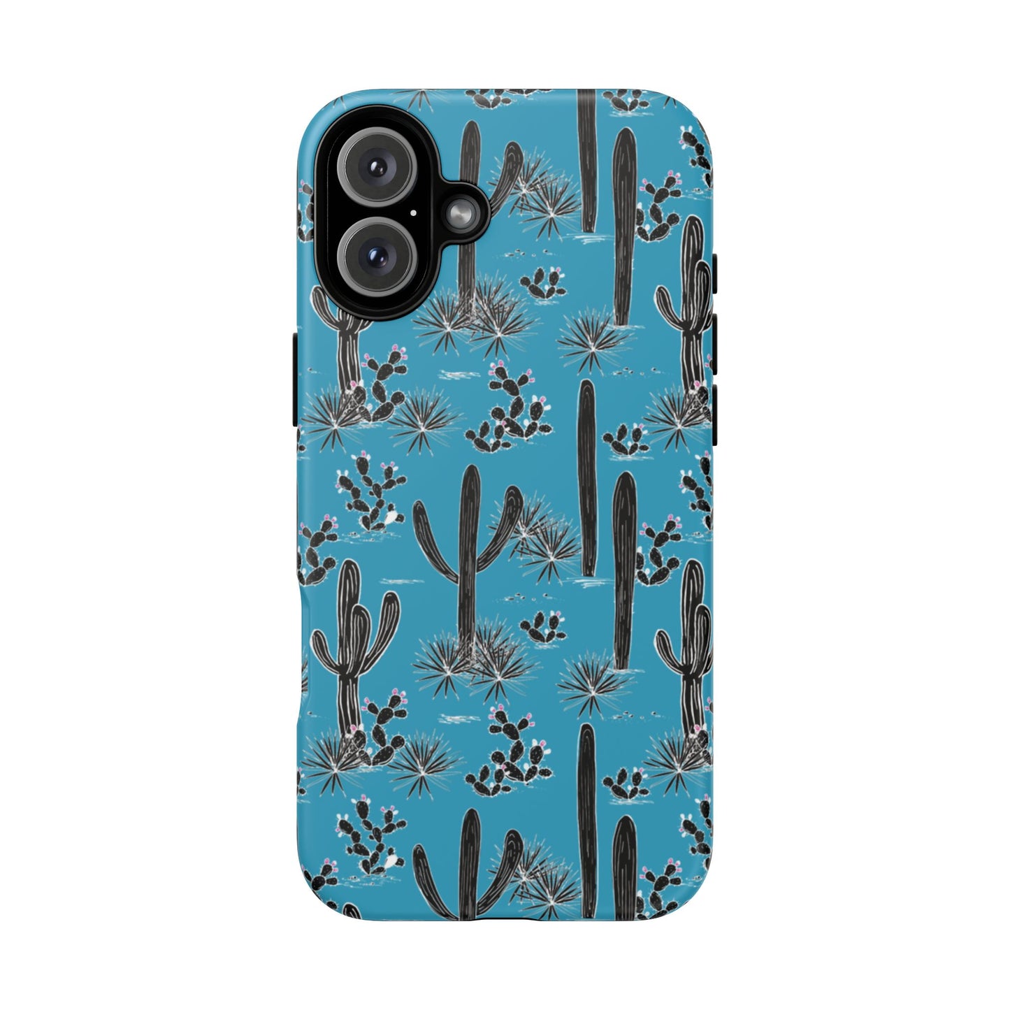 Turquoise Cactus Love Phone Case