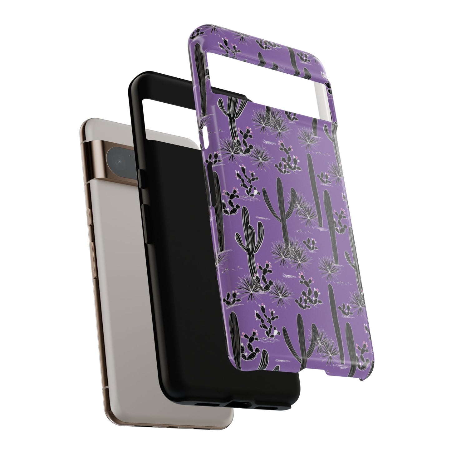 Purple Cactus Love Phone Case
