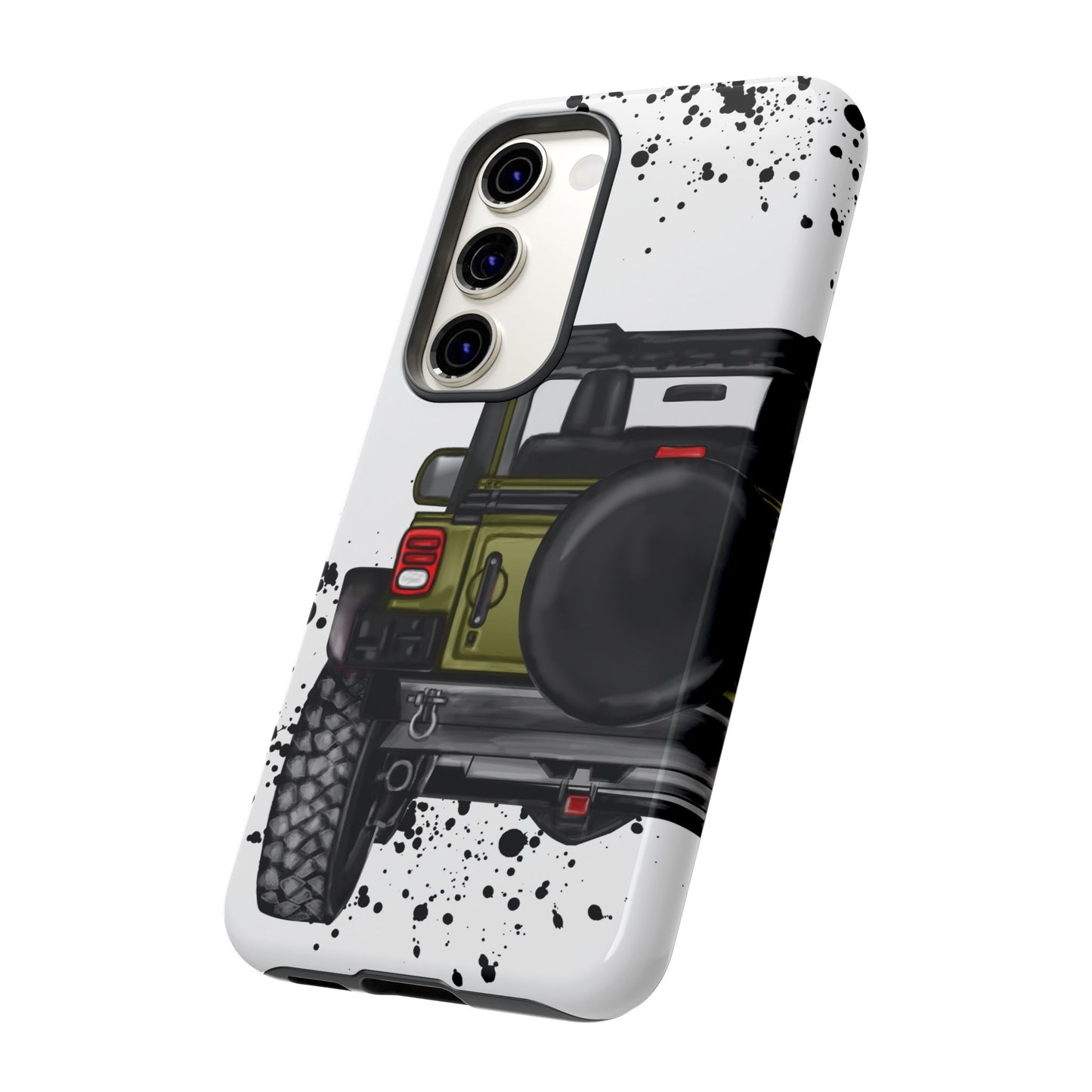 Off Road Life Army Green Protective Case for Iphone, Google and Samsung