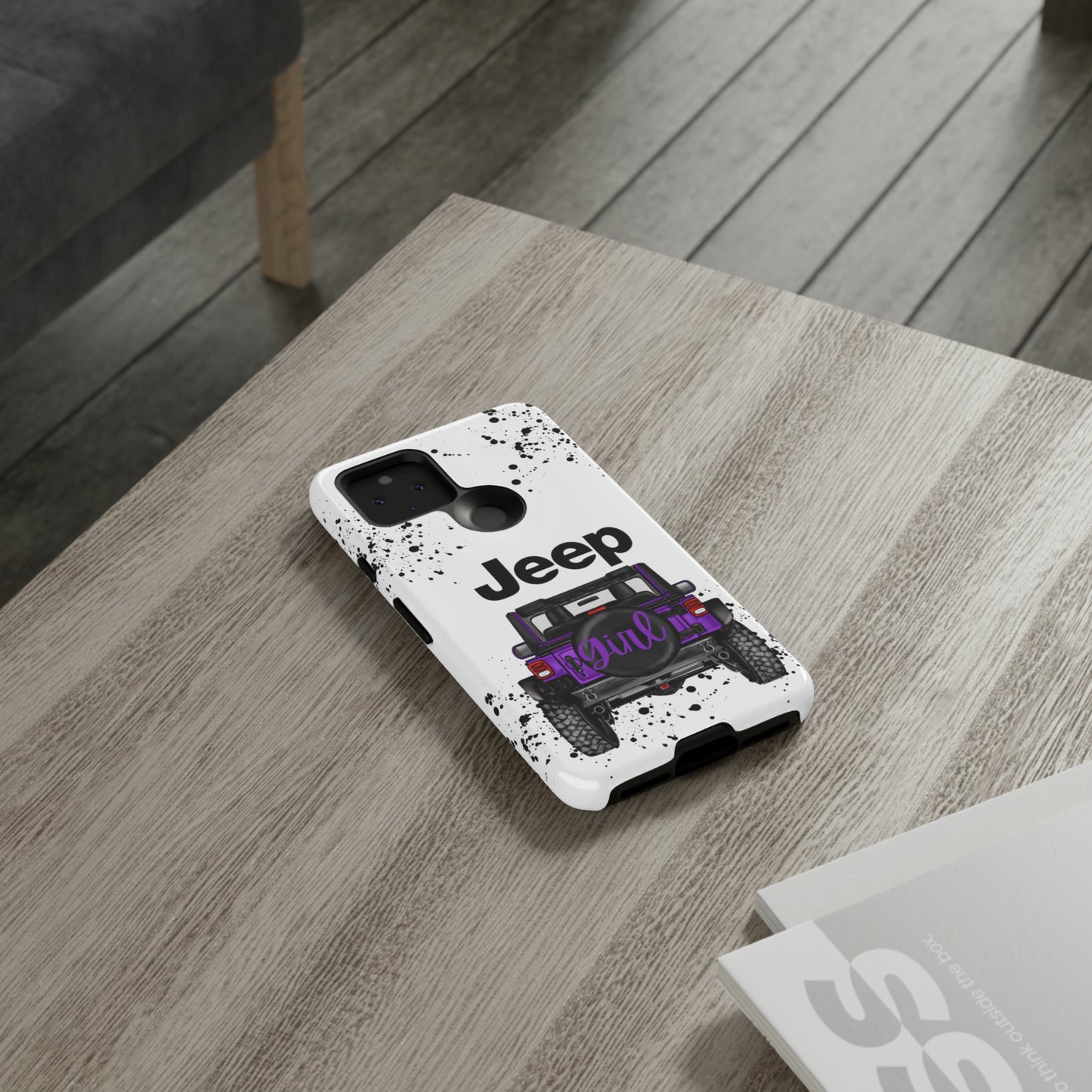 Off Road Girl Dark Purple Protective Case for Iphone, Google and Samsung Phones