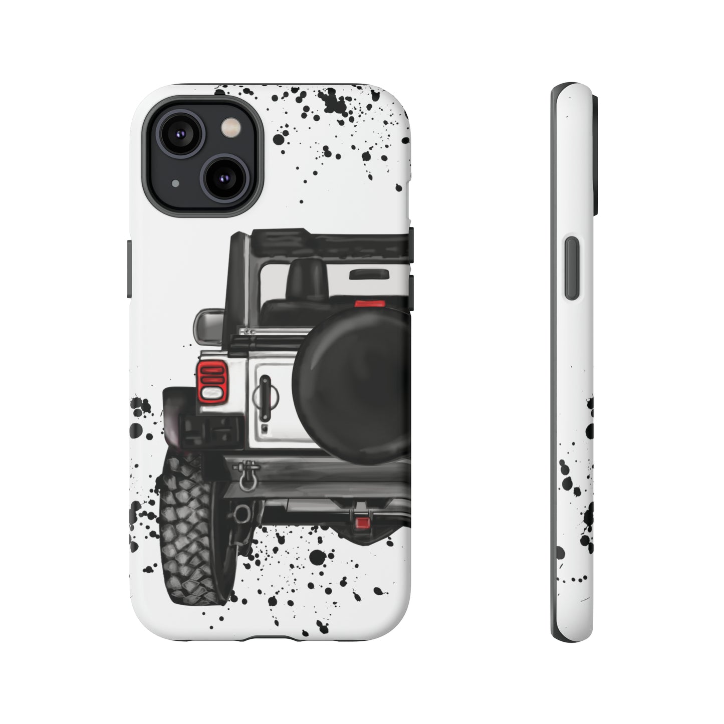 Off Road Life White Protective Case for Iphone, Google and Samsung