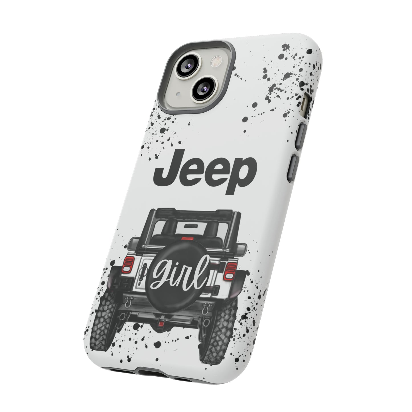 Off Road Girl White Protective Case for Iphone, Google and Samsung Phones