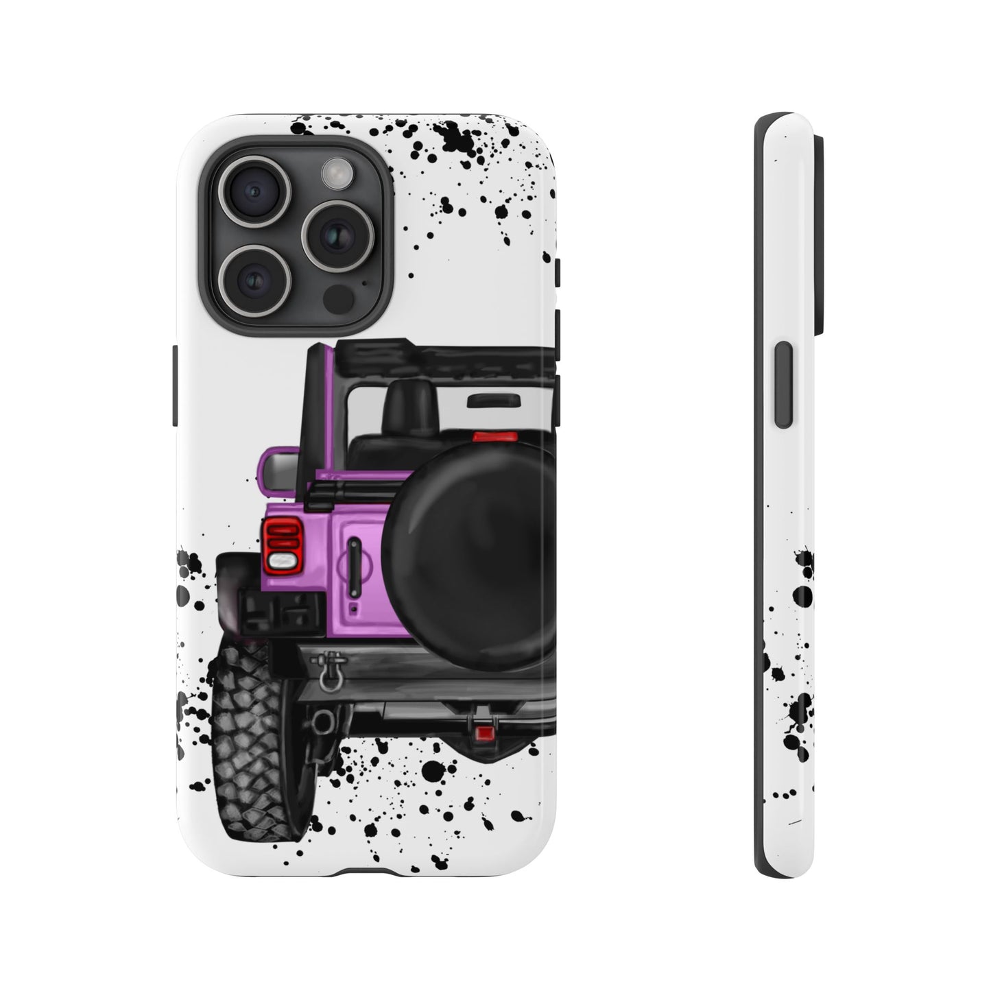 Off Road Life Charcoal Pink/Light Purple Protective Case for Iphone, Google and Samsung