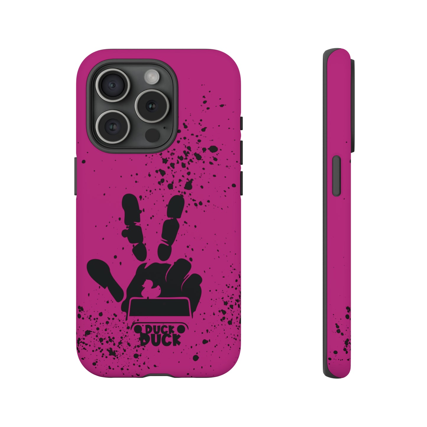 Duck Duck Hot Pink Protective Phone Case for IPhone, Samsung and Google Phone