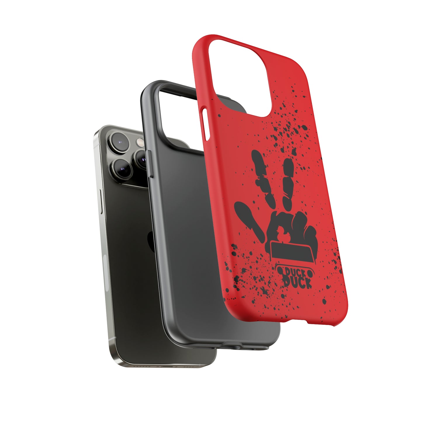 Duck Duck Red Protective Phone Case for IPhone, Samsung and Google Phones