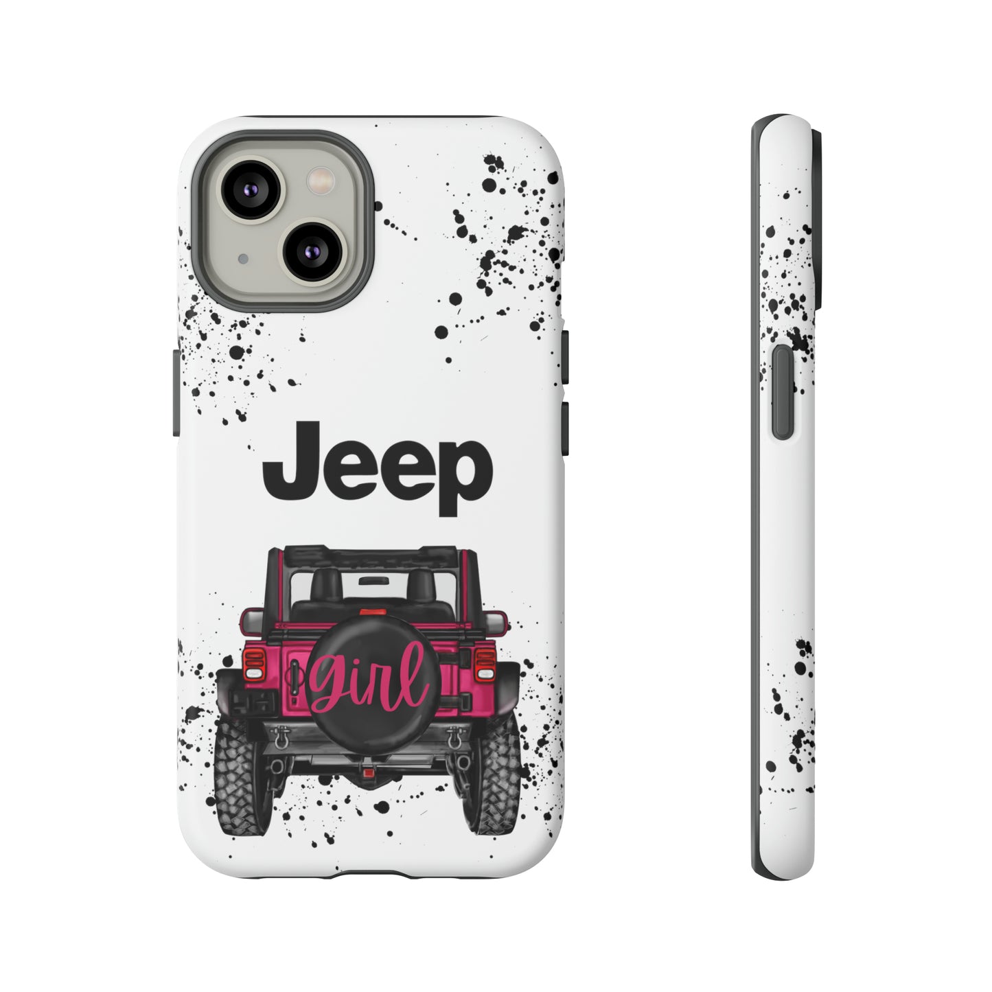 Off Road Girl Red Protective Case for Iphone, Google and Samsung Phones