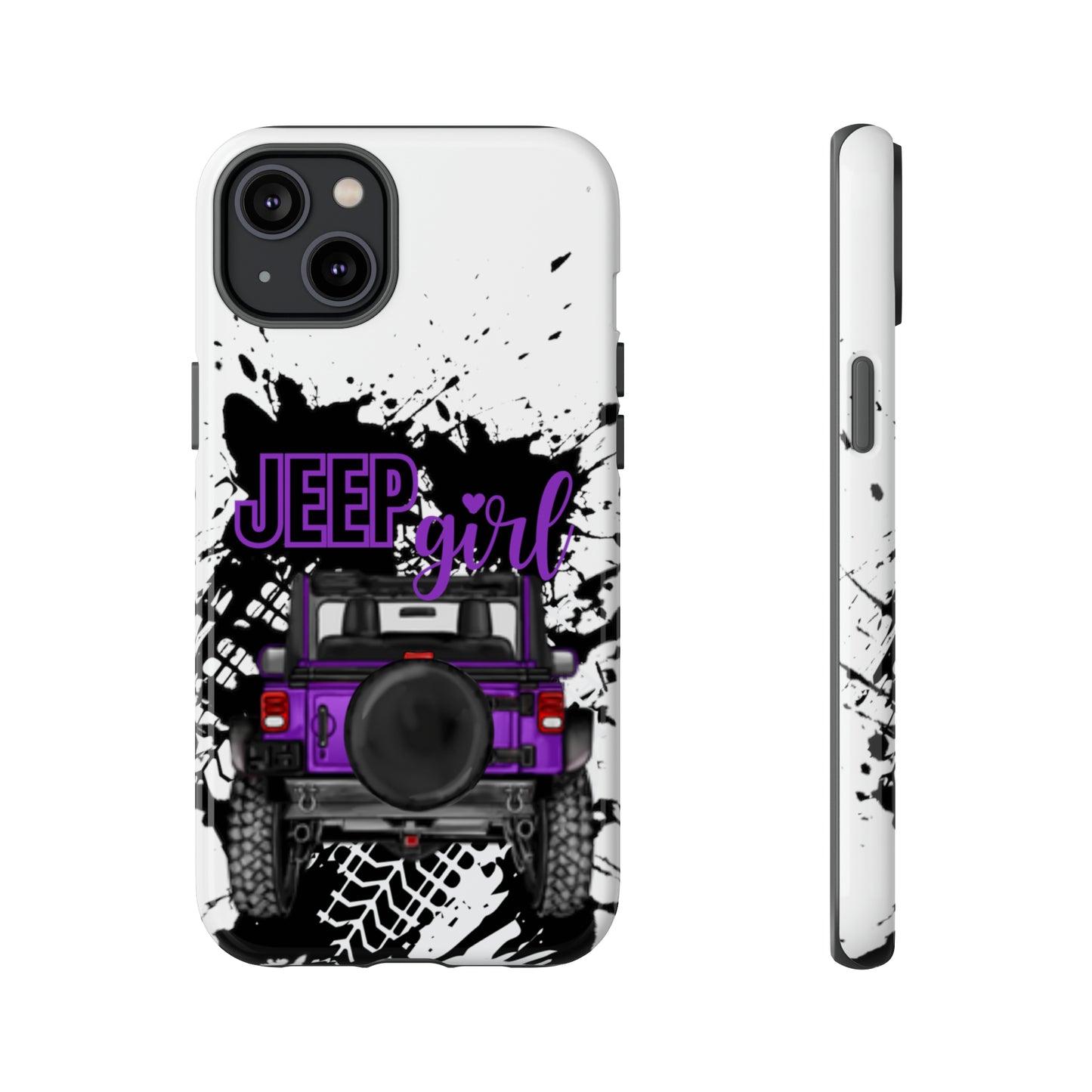 Off Road Girl Purple Tough Cases