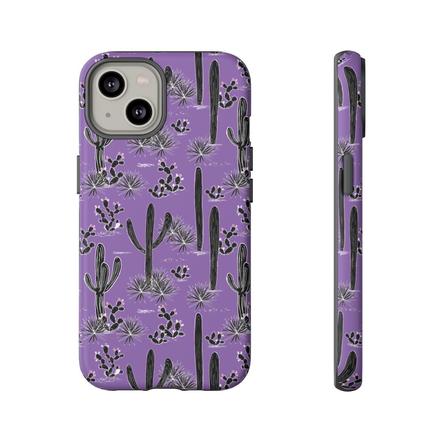 Purple Cactus Love Phone Case