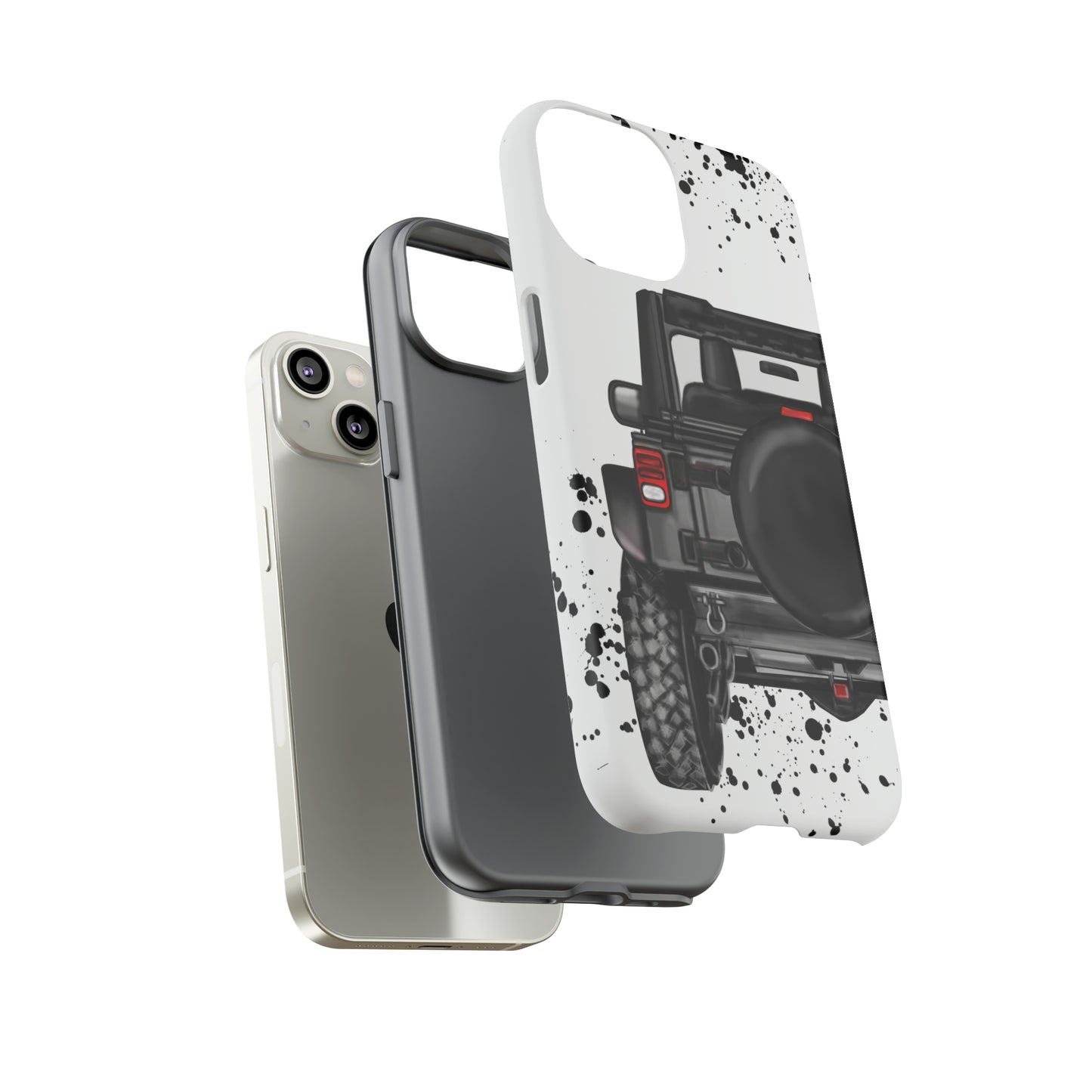 Off Road Life Charcoal Grey Protective Case for Iphone, Google and Samsung