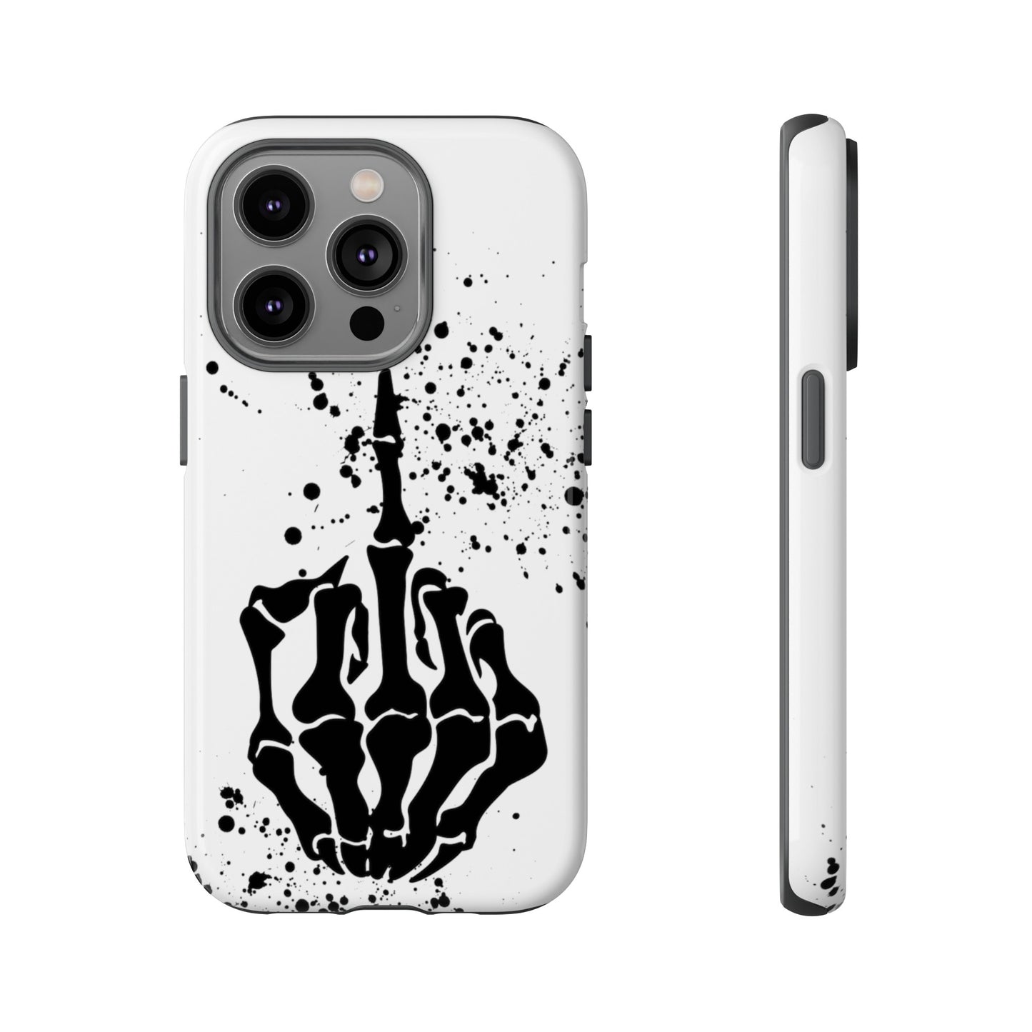 Skeleton, Finger Protective Case for Iphone, a Google and Samsung phones