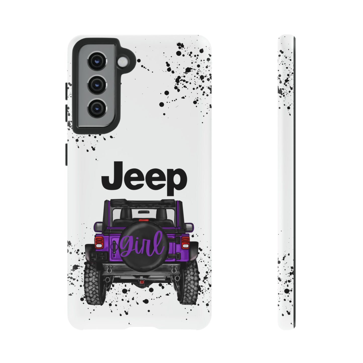 Off Road Girl Dark Purple Protective Case for Iphone, Google and Samsung Phones