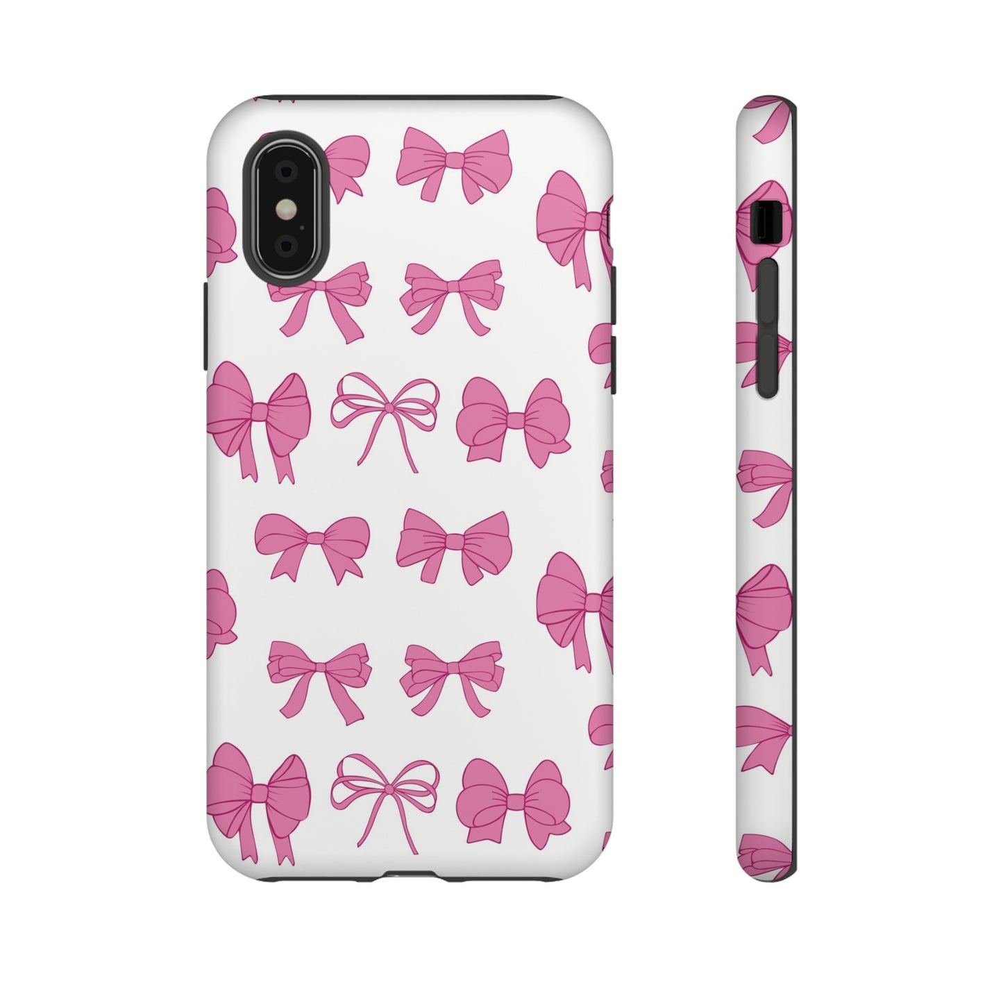 Pink Bows Protective Phone Case for Iphone, Samsung and Google Phones
