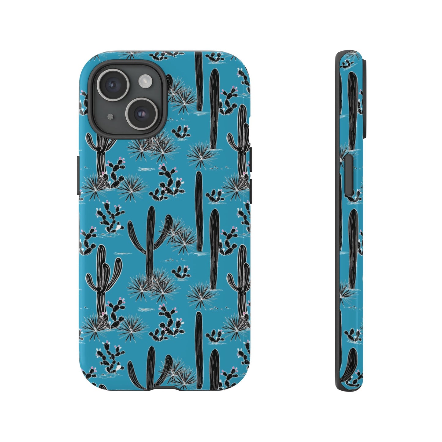 Turquoise Cactus Love Phone Case