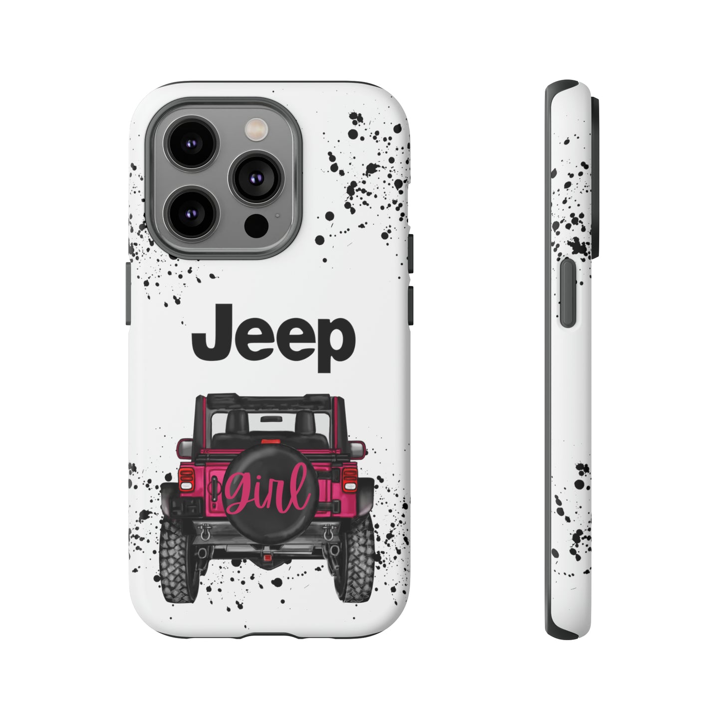 Off Road Girl Red Protective Case for Iphone, Google and Samsung Phones